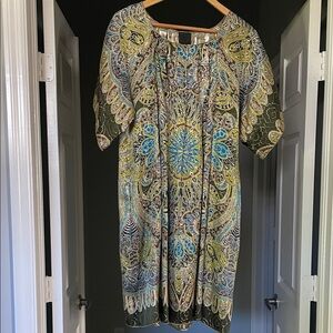 Anna Sui Colorful Paisley Dress